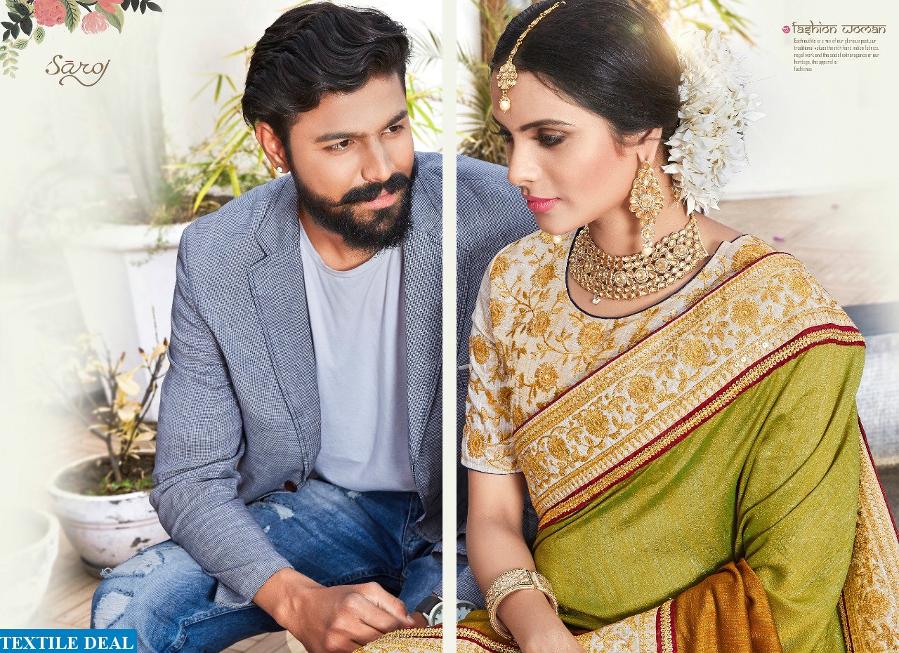 Saroj allishan Wholesale Function special indian Saree